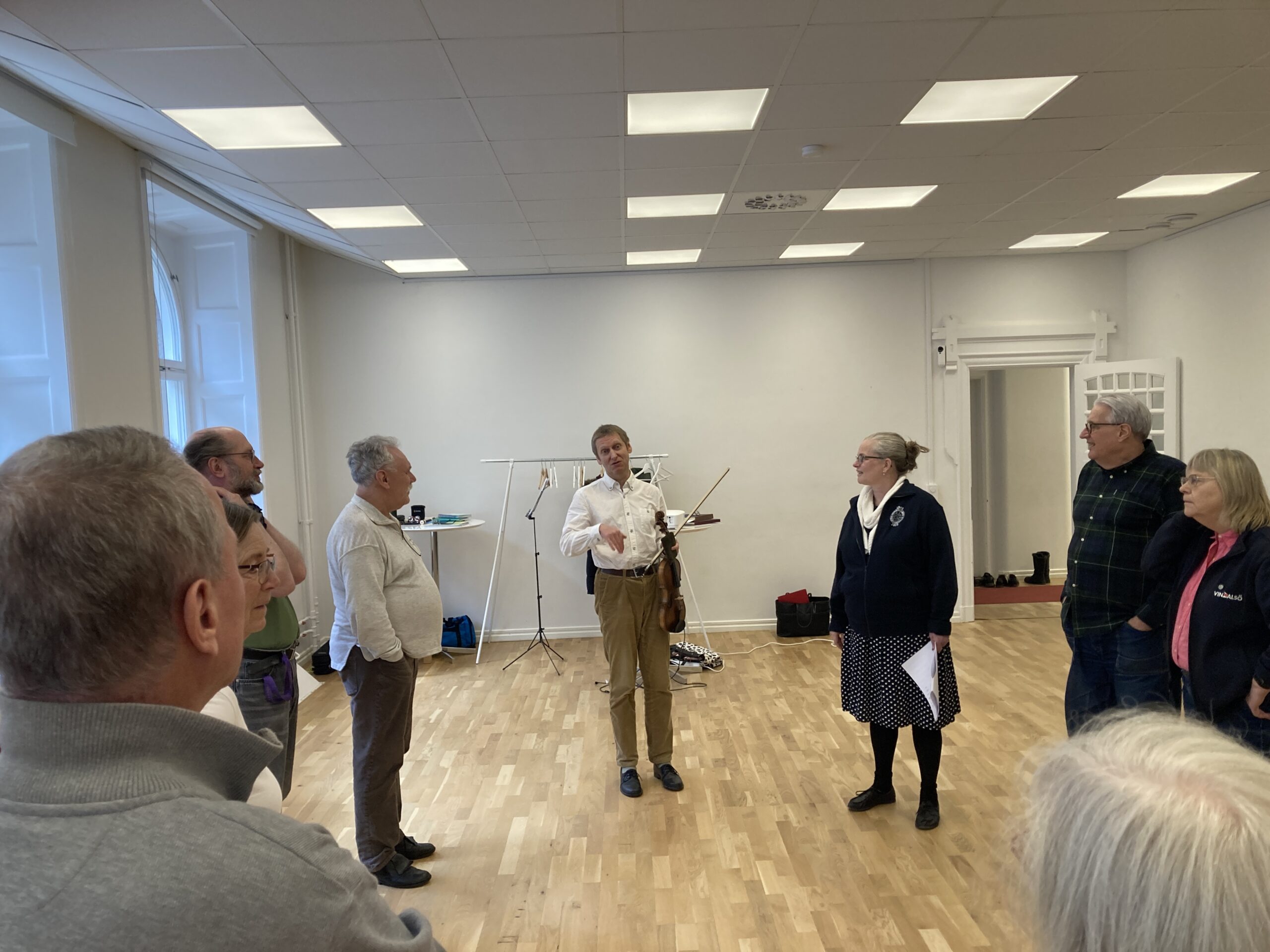 På distriktets startdans och kurs