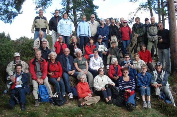 Svenska och norska folkdansare i
          Dagsholm