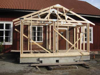07. Takstolar på plats