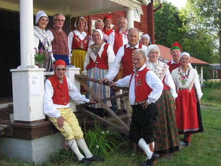22. Varma och nöjda deltagare